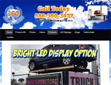 Tablet Screenshot of 360autodisplayusa.com
